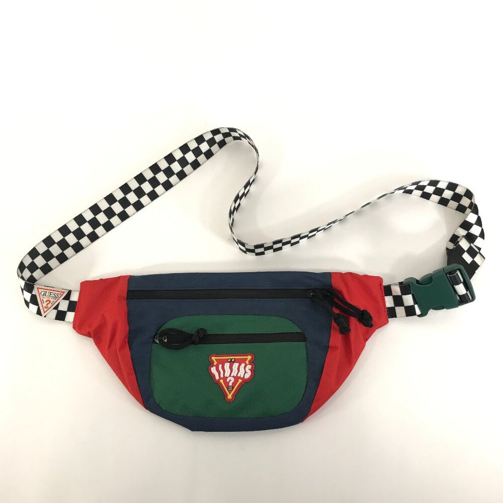 Guess x J. Balvin Vibras Tour Colorblock Fanny Pack Waist Belt Bag Retro Logo